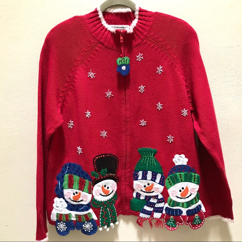 Tiara International Ugly Christmas Sweater